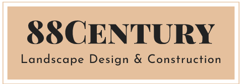 Landscape design and construction logo