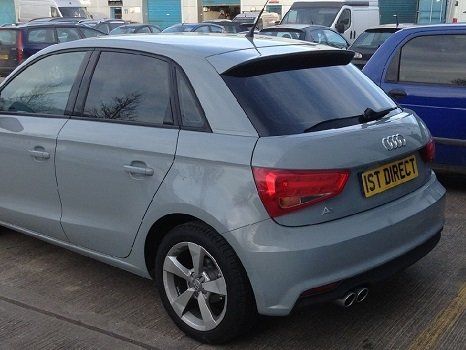Audi A1 with tinted windows
