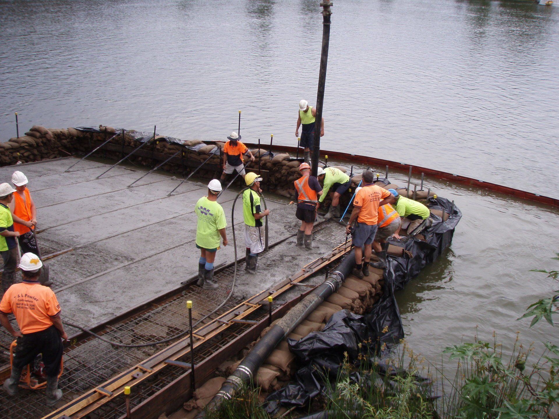 Multiple workman onsite