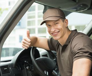Man Inside His Newly Bought Van — Watertown, SD — 454 Sales
