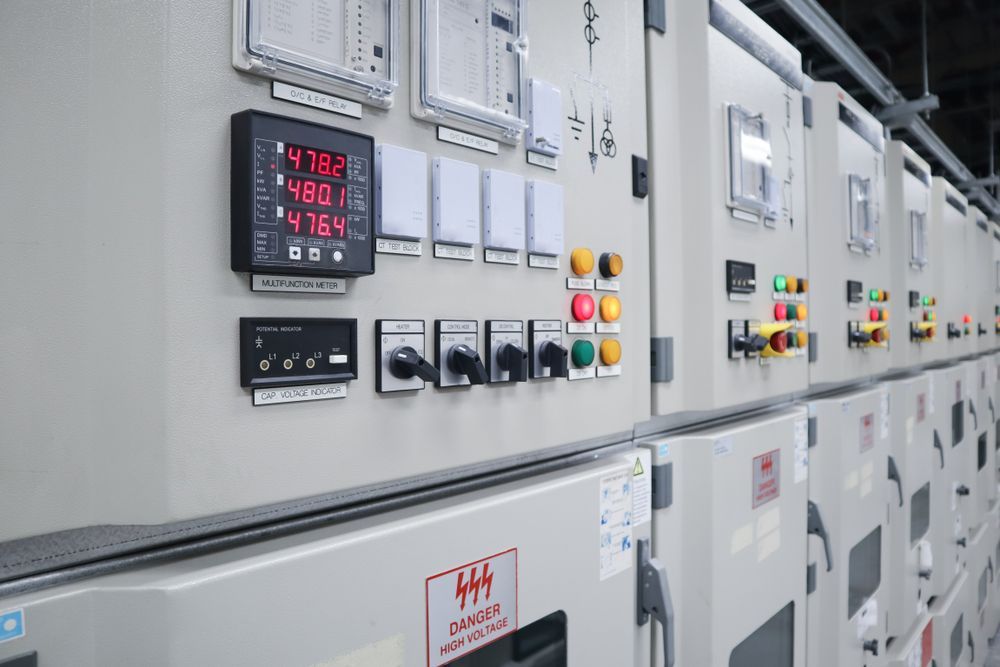 Electrical Control Panel With Gauges, Switches, and Buttons in a Utility Setting — FAW Electrical in Ulladulla, NSW