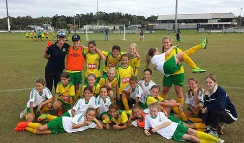 Football Players And Their Coaches — Football Clubs in Kingscliff, NSW