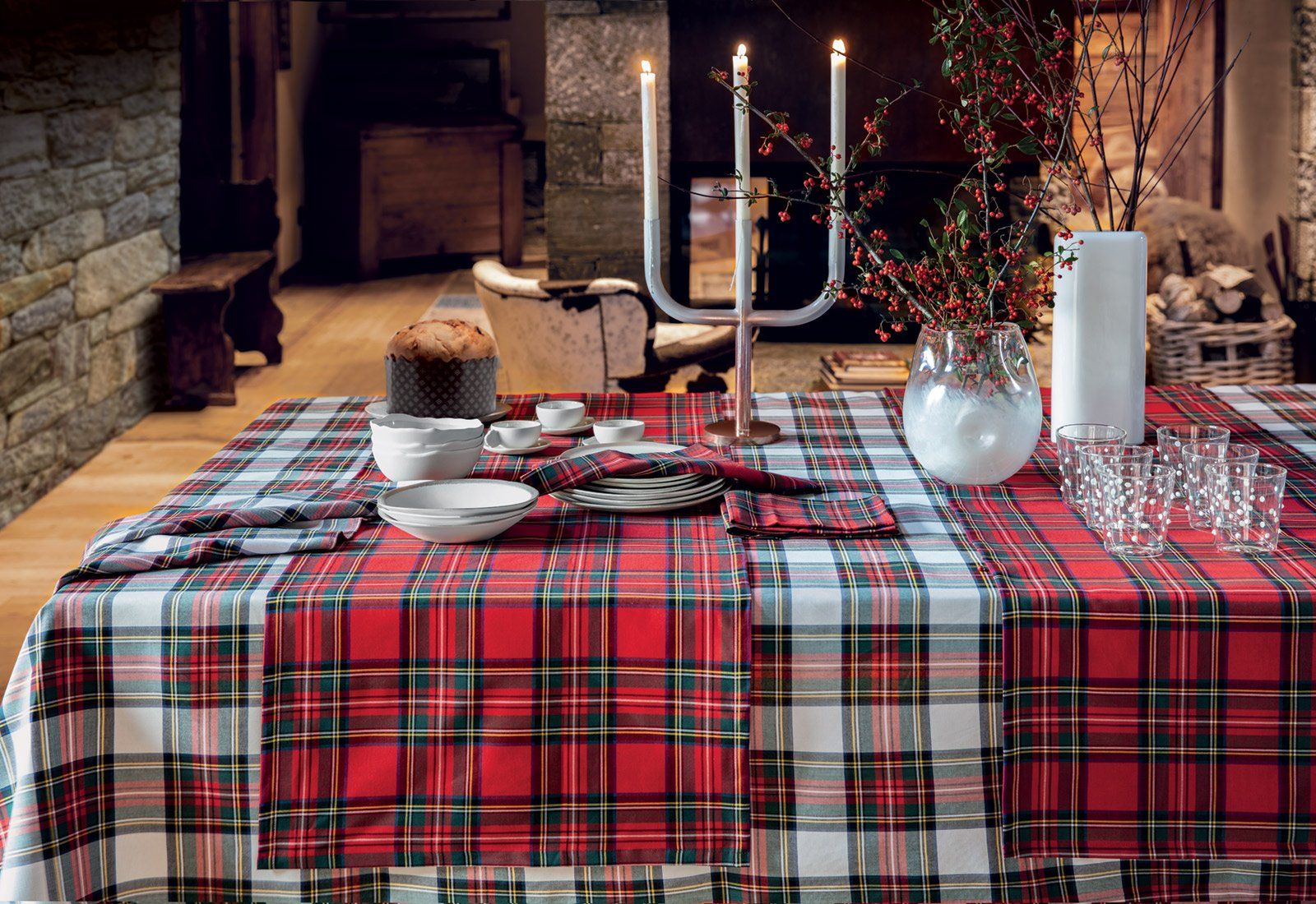 Bossi Casa tovaglia King collezione winter - Ugo Home bologna