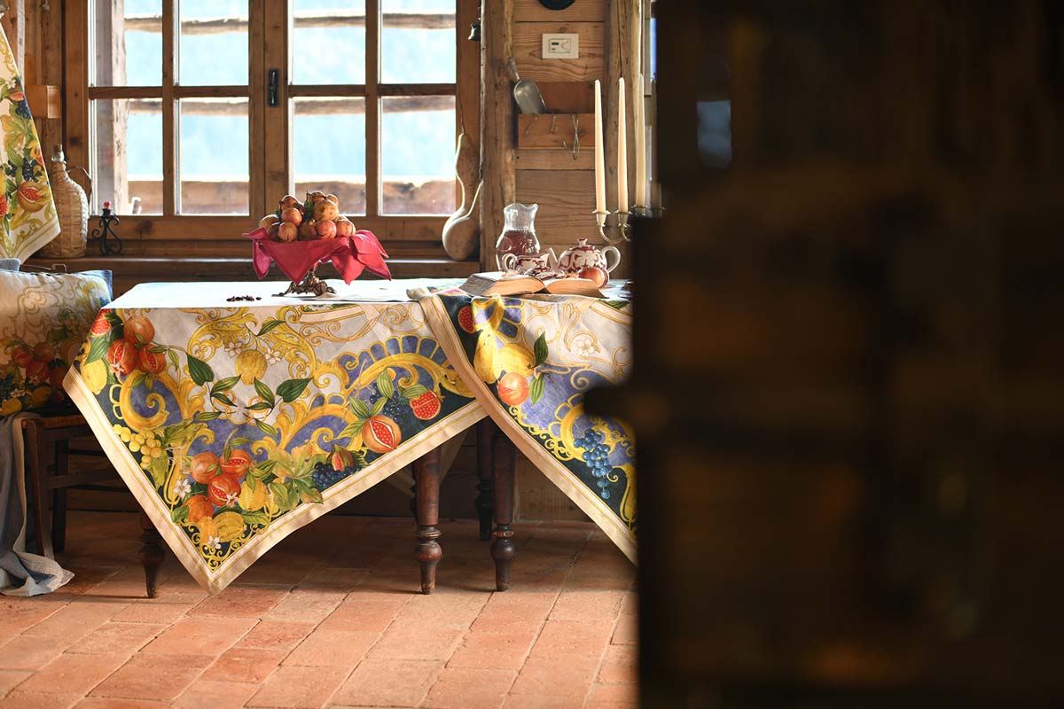 Tablecloth Tessitura Toscana tovagliati - Ugo Home bologna