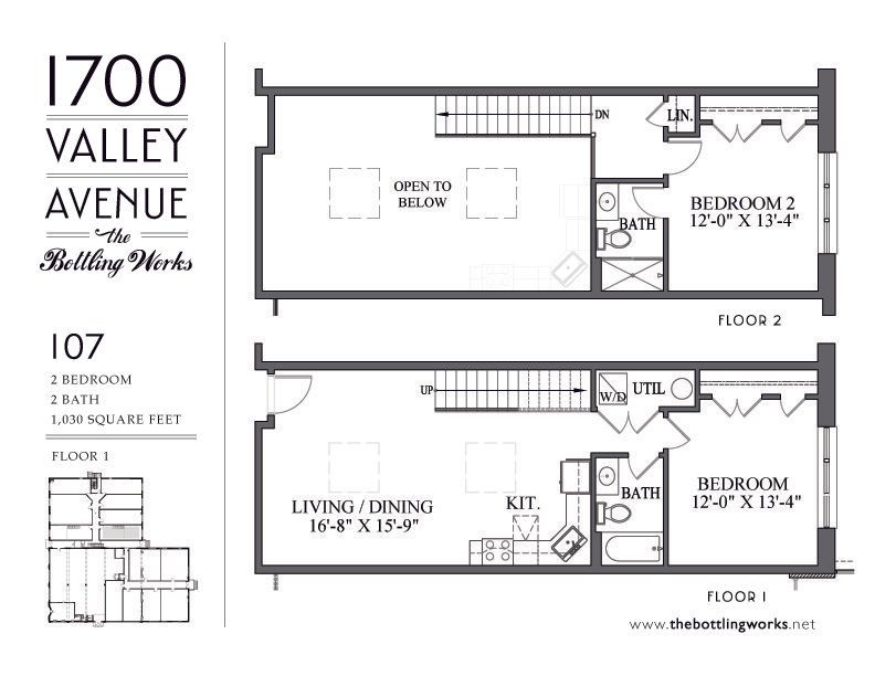 the bottling works - 2 bed - 107
