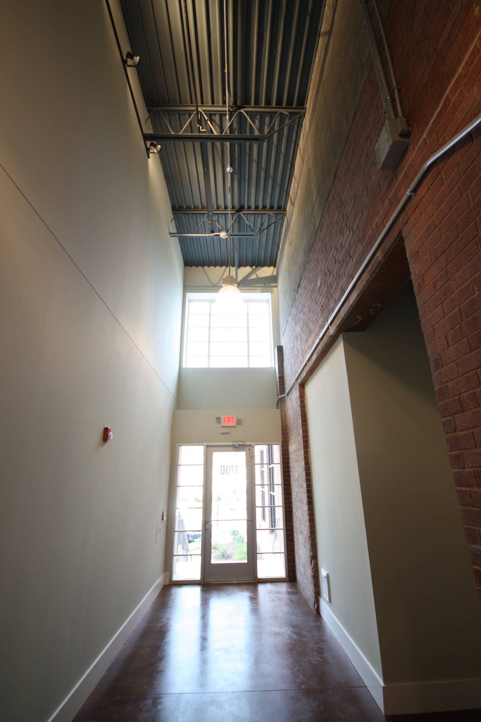 the bottling works hallway