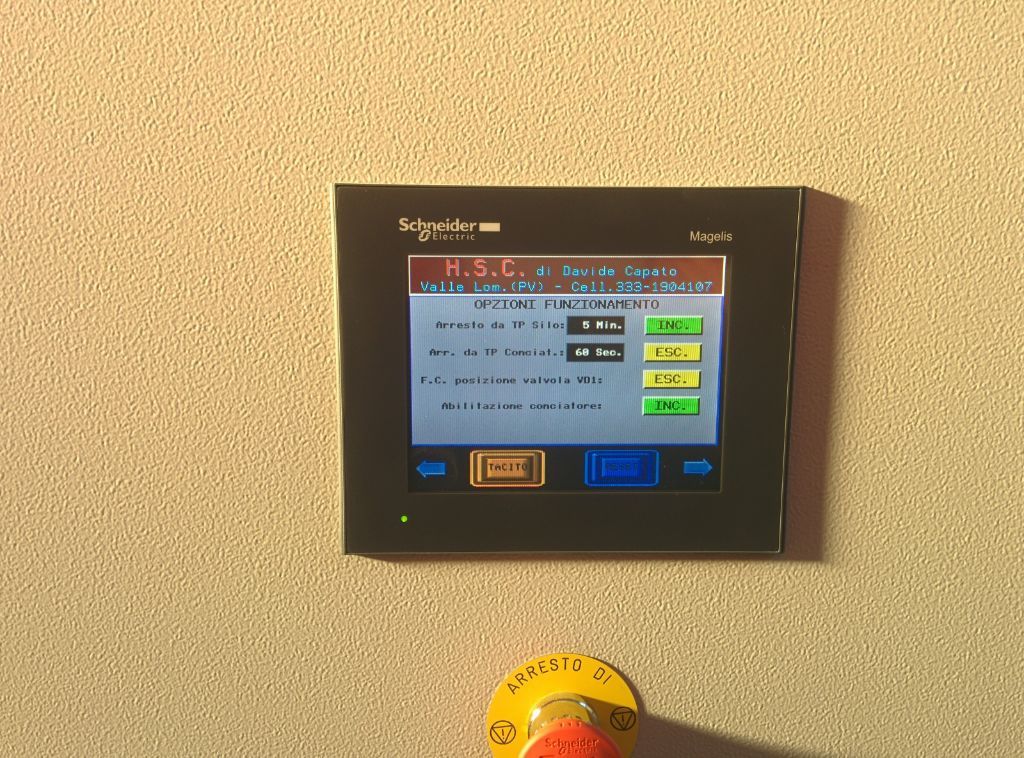 Quadro per gestione impianti