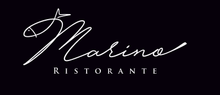 Un logo in bianco e nero per il ristorante marino