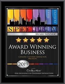 Award winning business certificate.