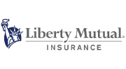 the logo for liberty mutual insurance has a statue of liberty on it .