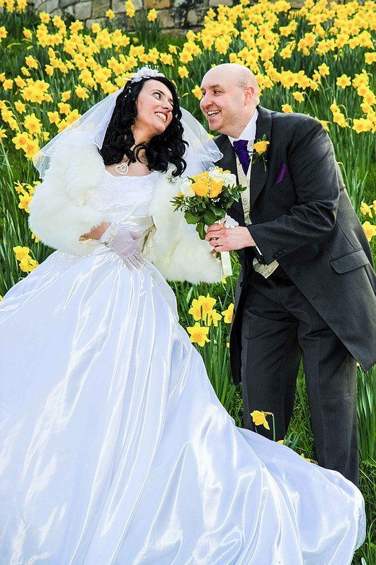 a wedding couple