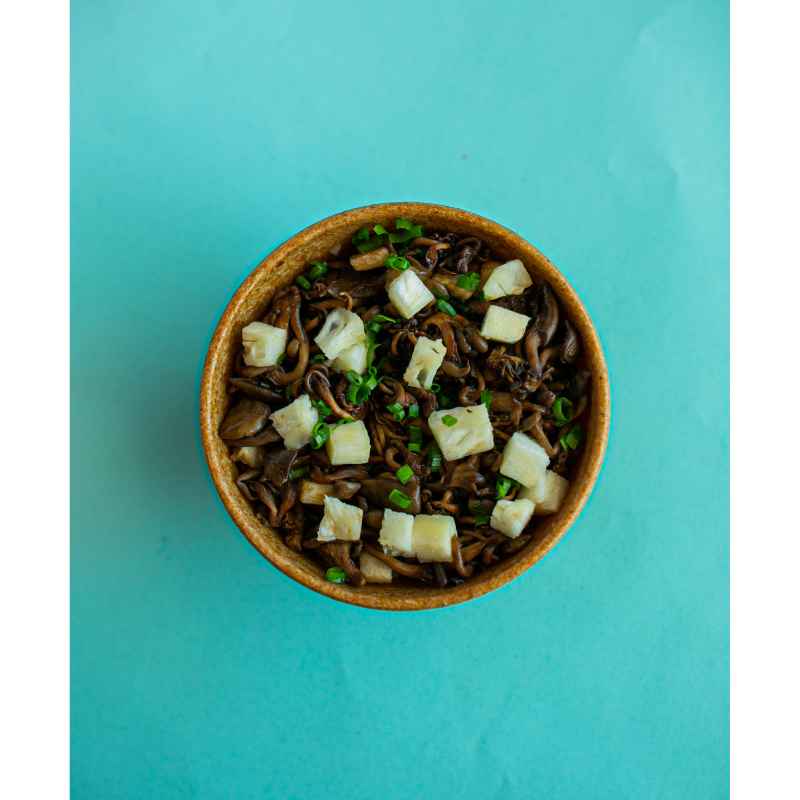 Mix de Cogumelos com abacaxi