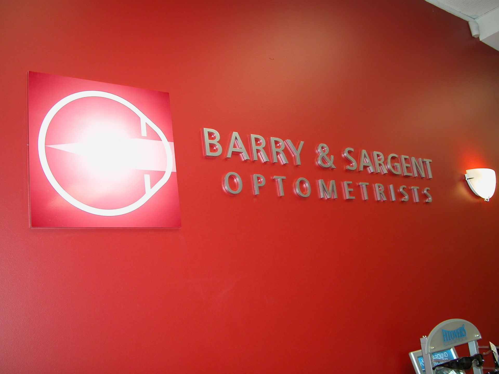 10mm thick router cut acrylic letters spray painted and installed directly onto wall