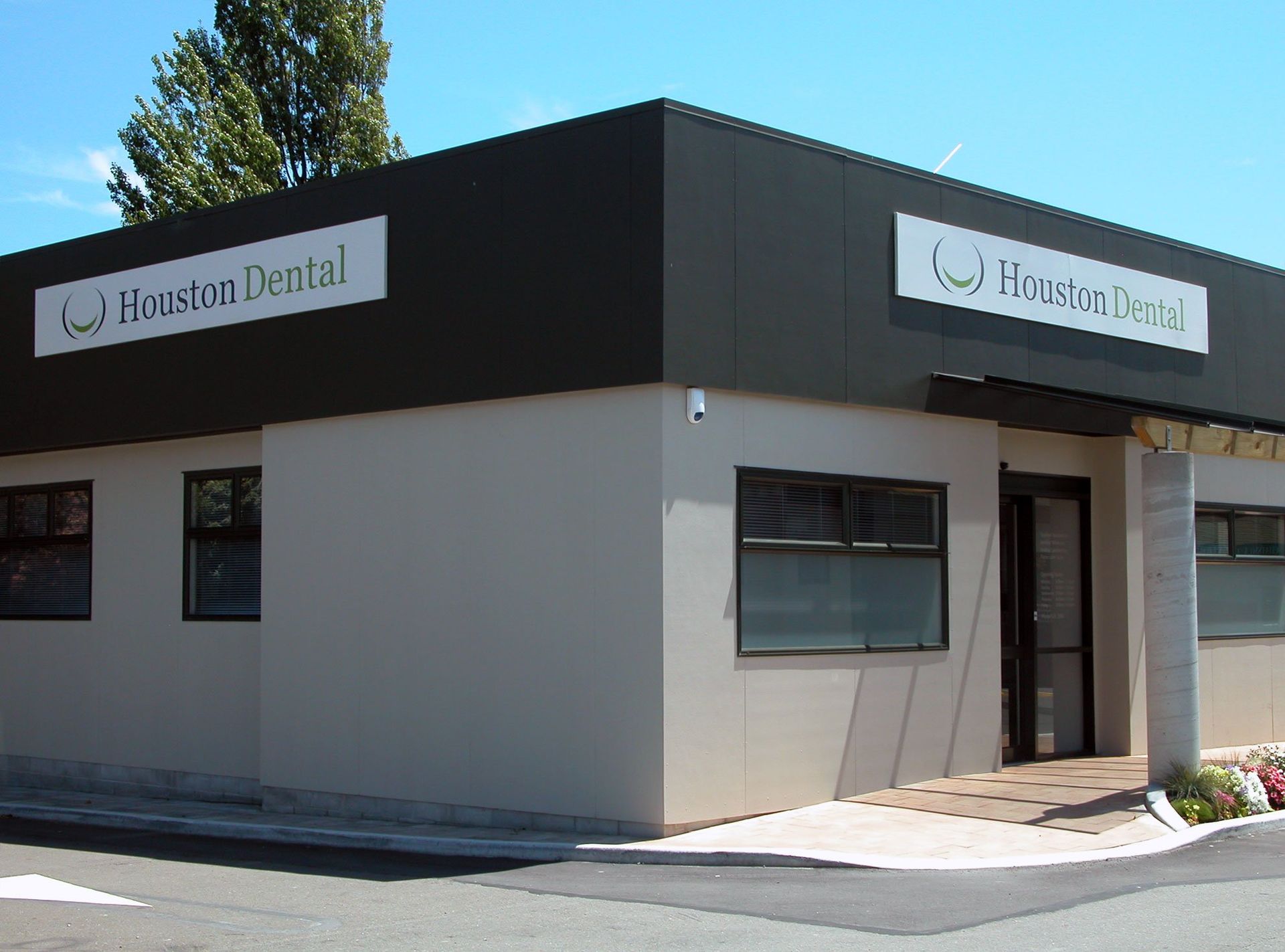 Digitally printed panels installed onto building