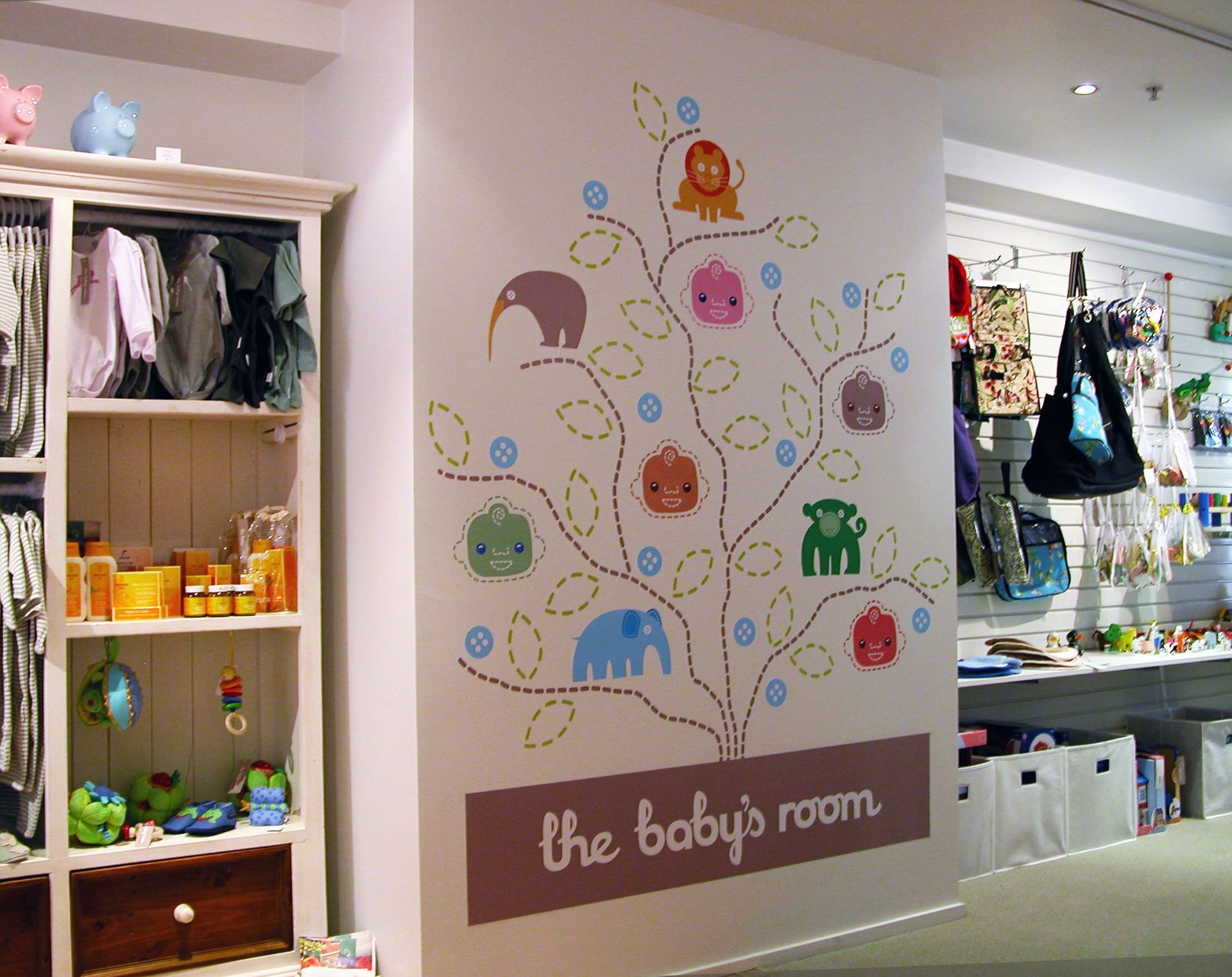 Digitally printed graphics applied to internal wall