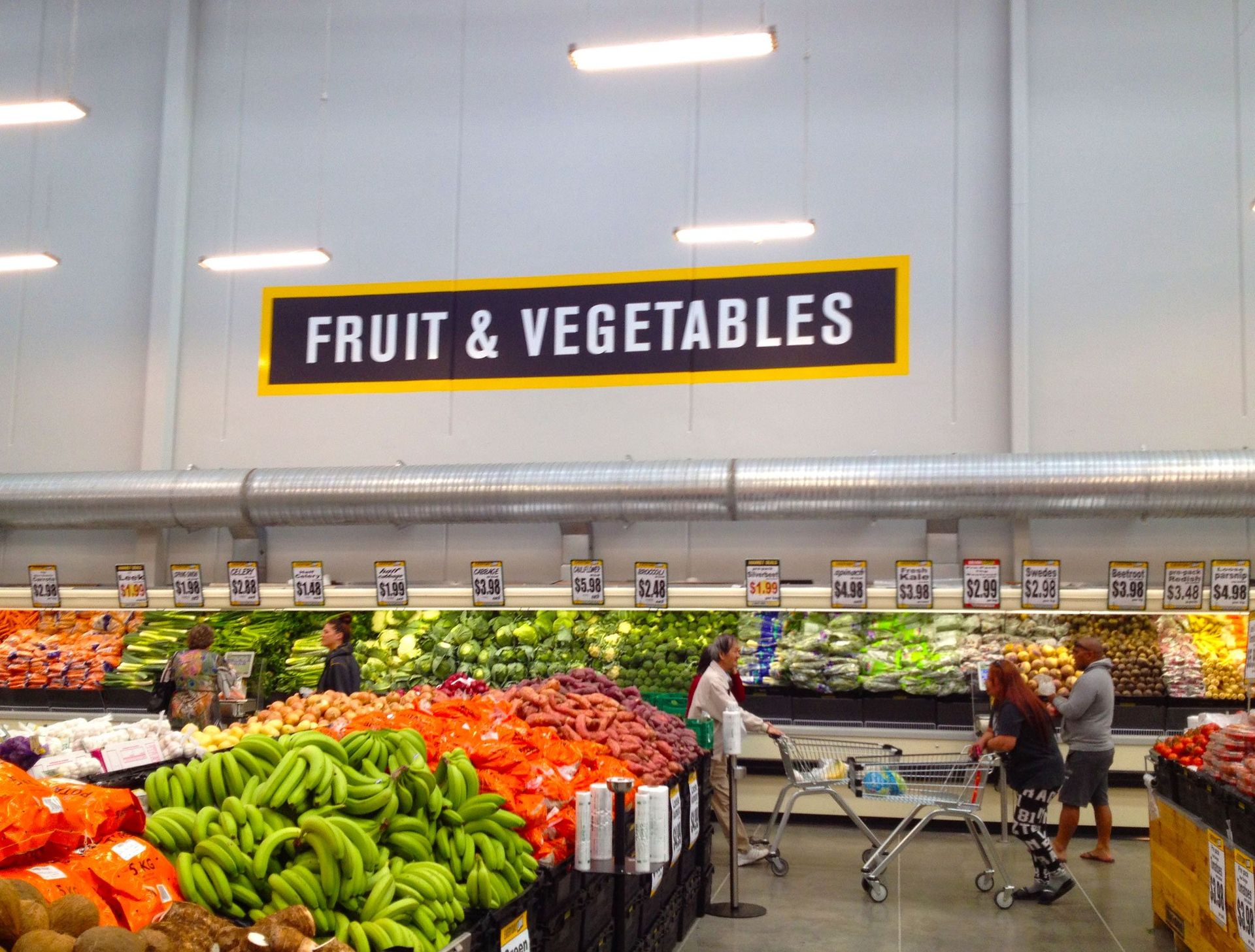 Painted and computer cut lettering applied directly onto internal wall