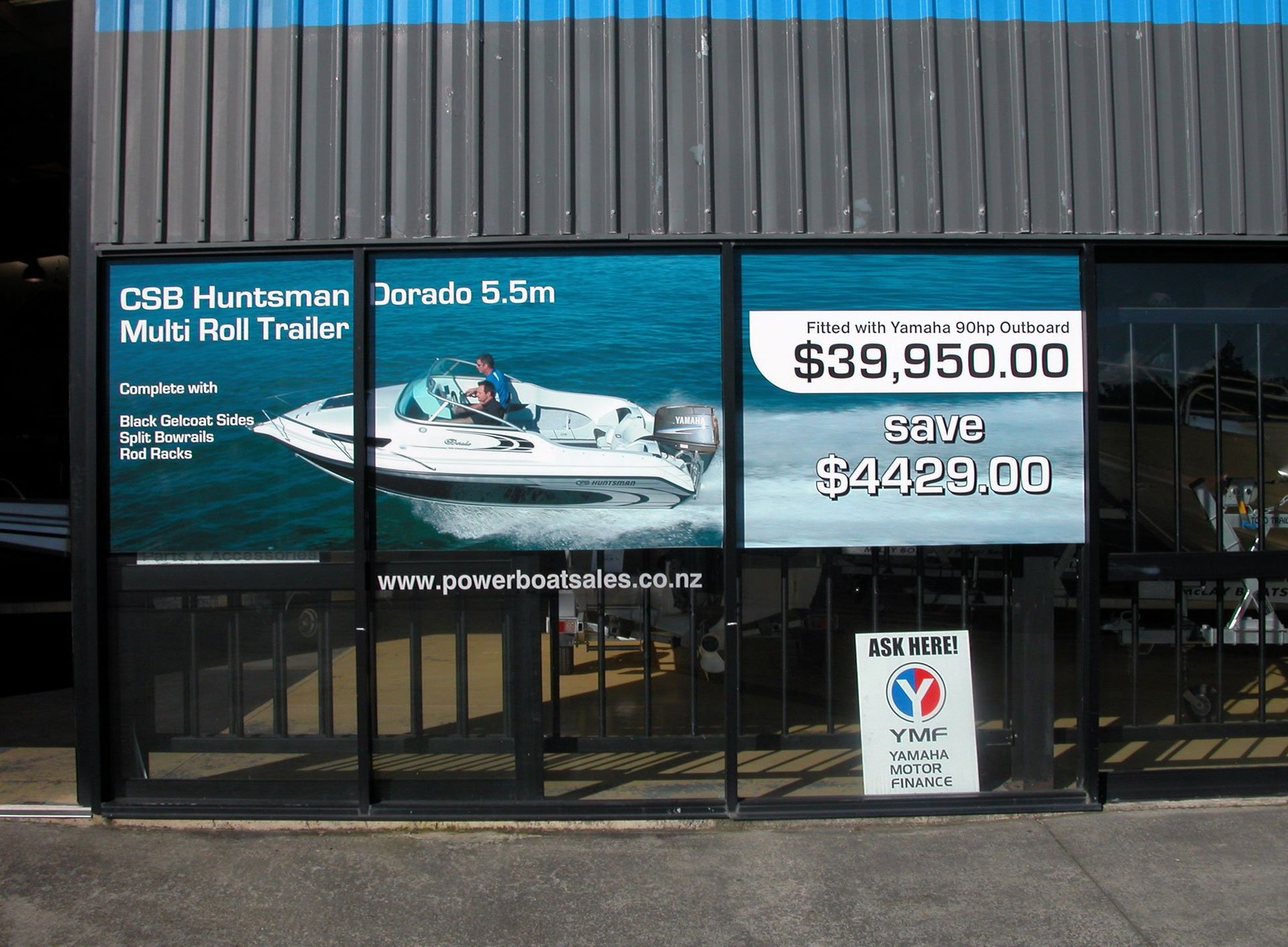 Digital print applied to windows