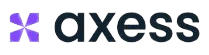 Un gros plan du logo axes sur fond blanc.
