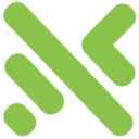 Une icône rouge avec trois lignes et une flèche pointant vers la droite