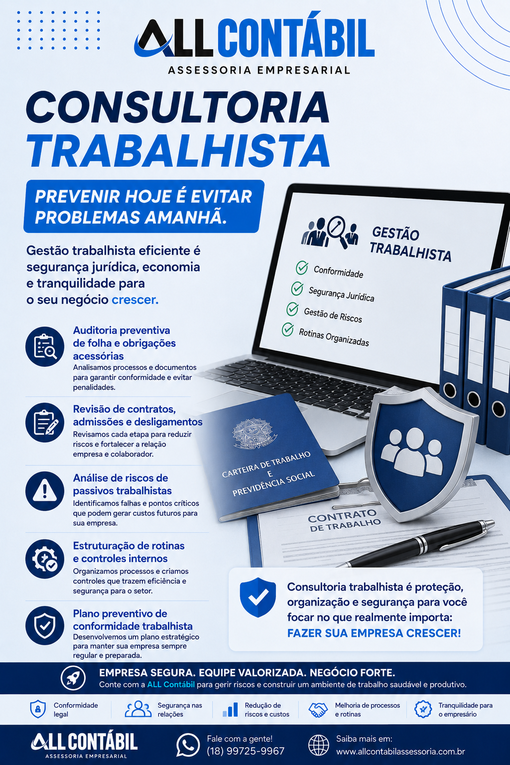 Assessoria Trabalhista e Gest&atilde;o da Folha