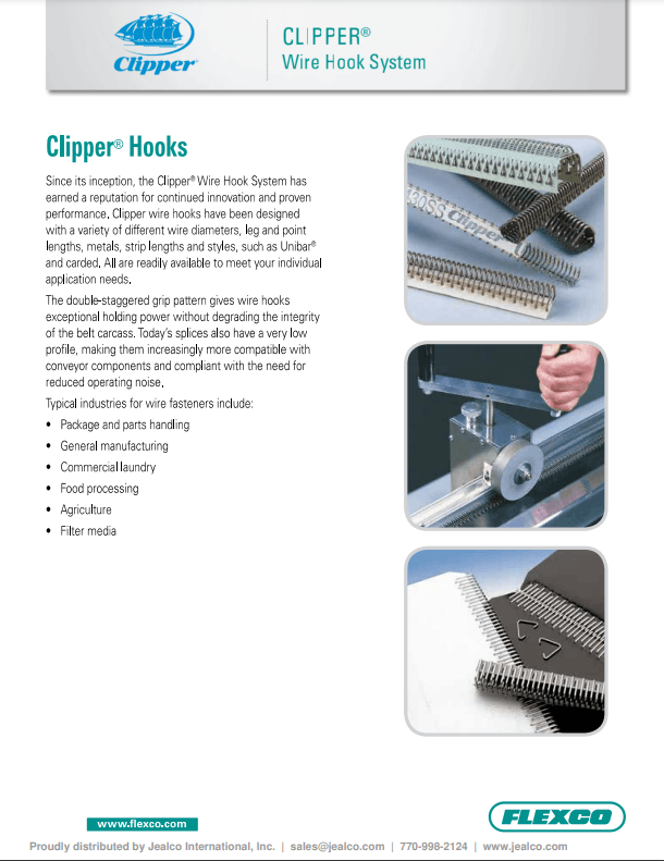 Clipper Wire Hook Catalog