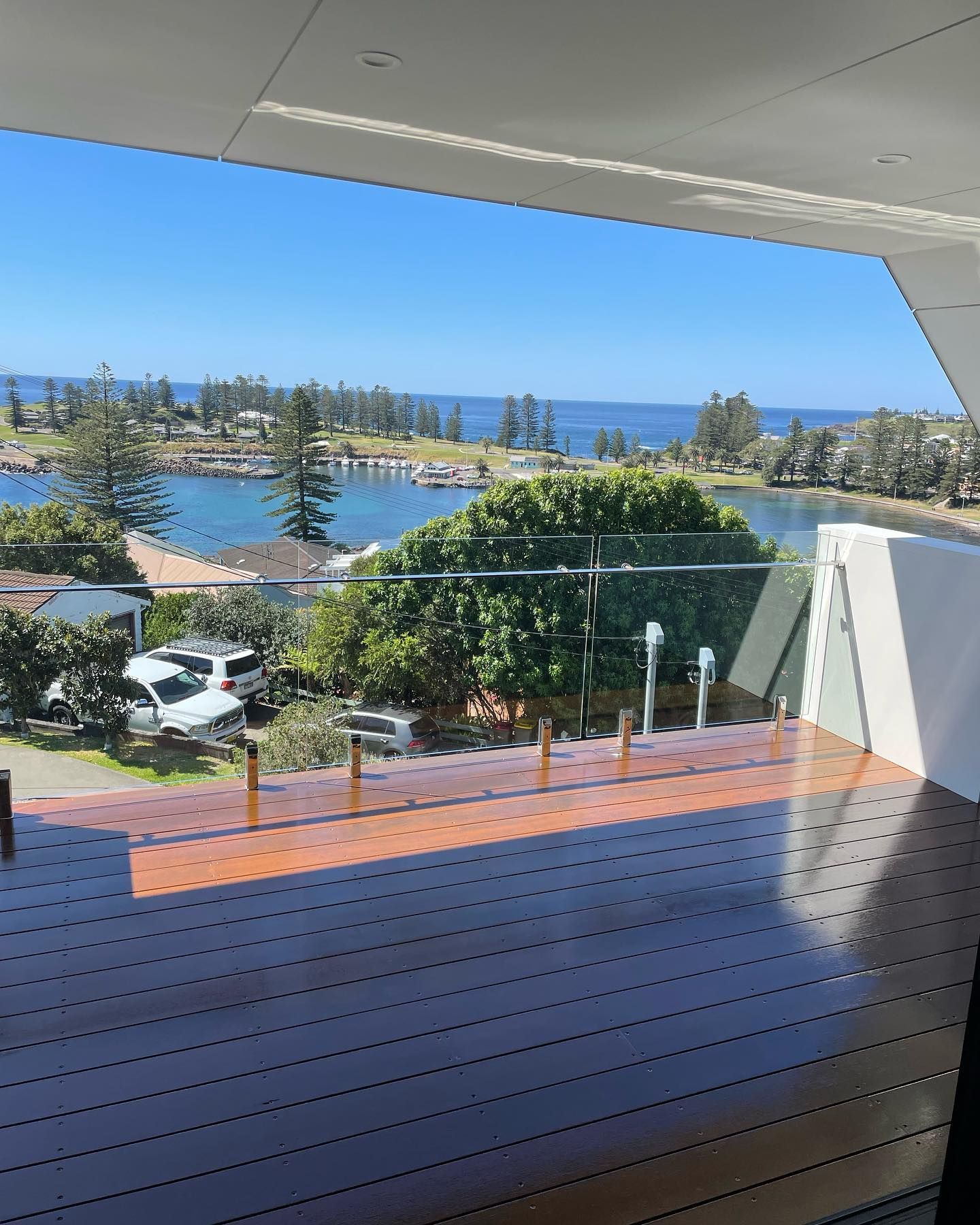 A Balcony With a View of the Ocean and a River — Karl Witt Painter & Decorator In Albion Park, NSW