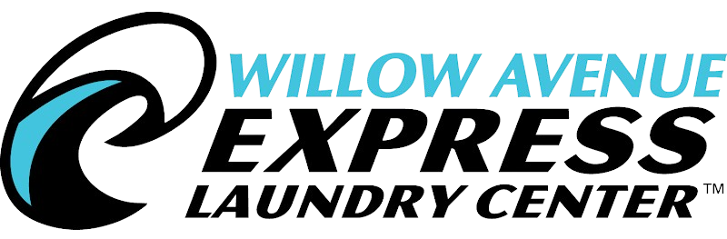 The logo for willow avenue express laundry center.