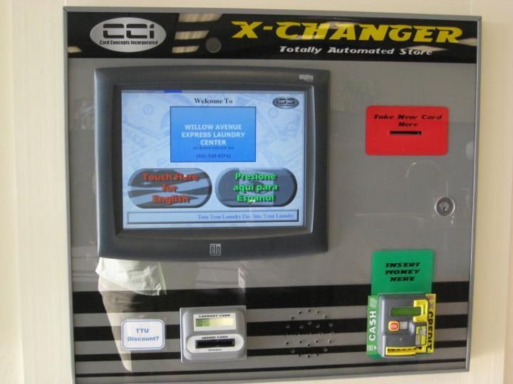 A machine that says x-changer on it