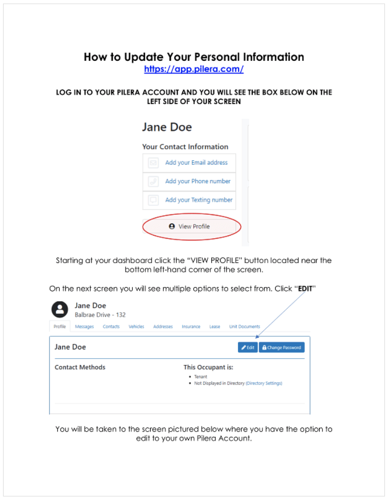 How to Update Your Personal Information
