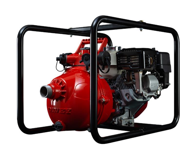 Red Fire Fighter Pumps