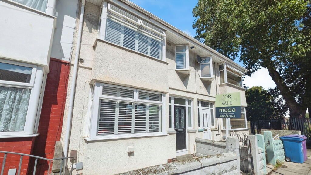 Row of terraced houses with 
