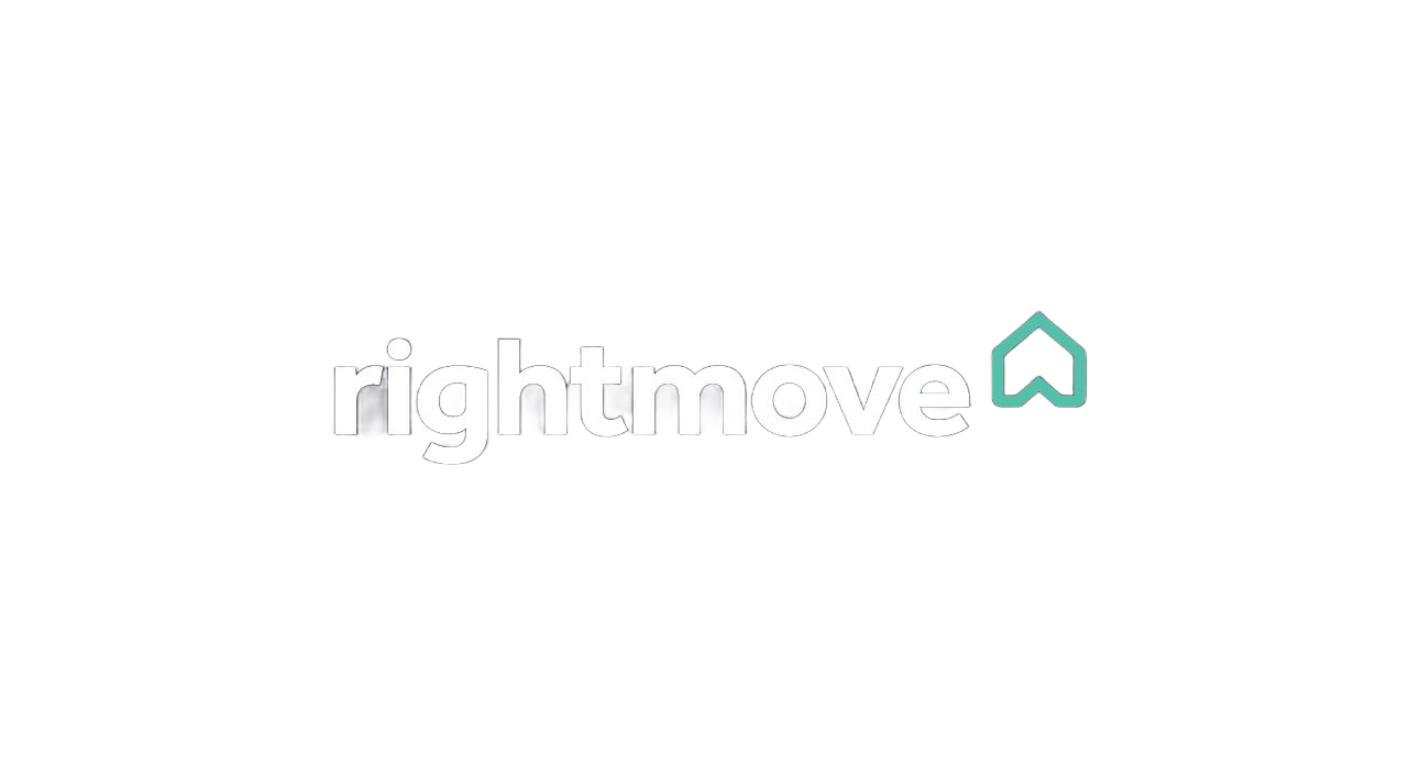 Rightmove logo with white text and a teal house icon.