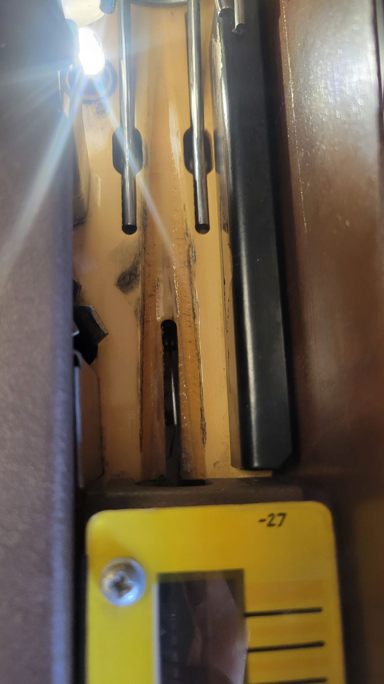 A close up of a screwdriver set in a box