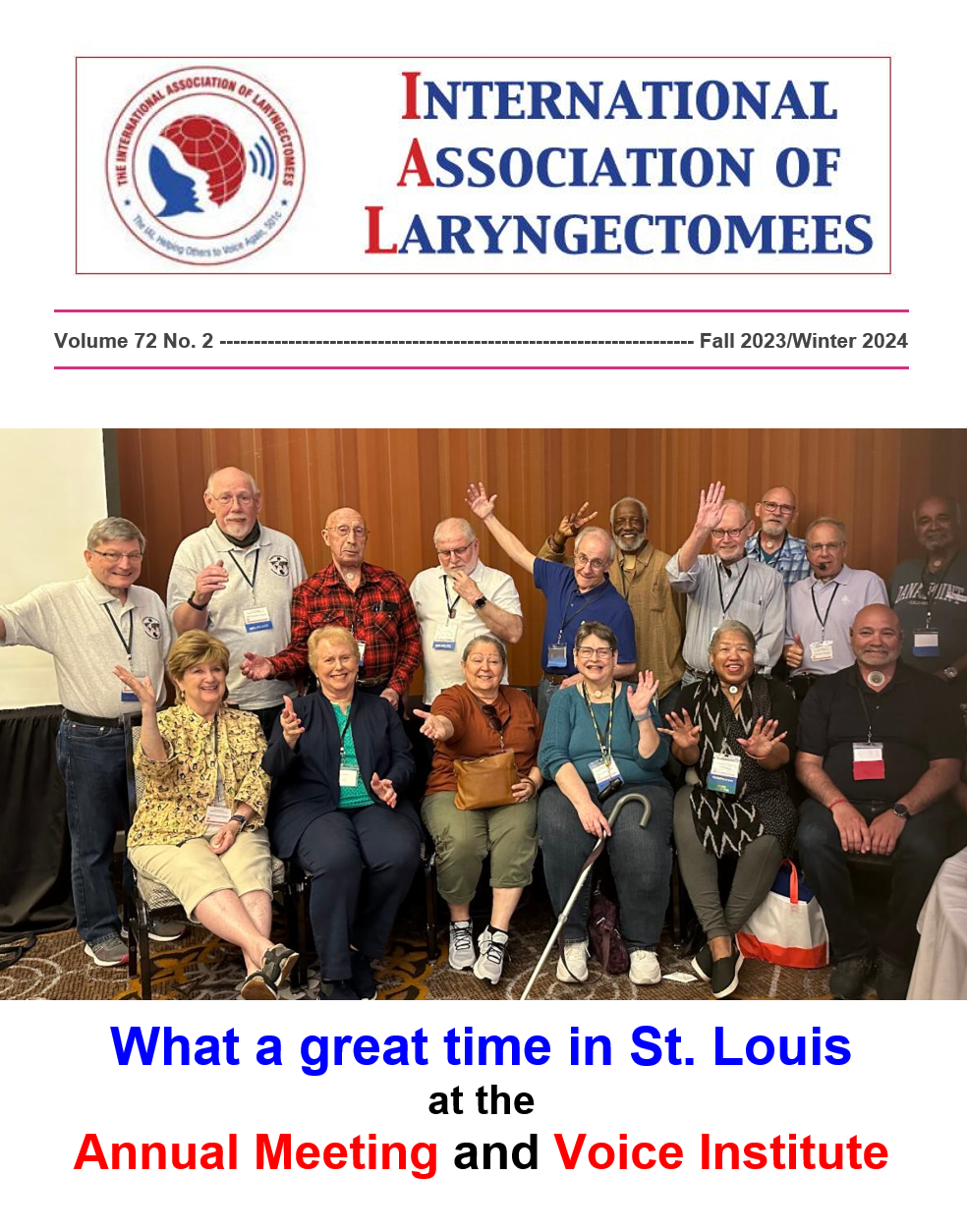 IAL Newsletter Fall 2023/Spring 2024