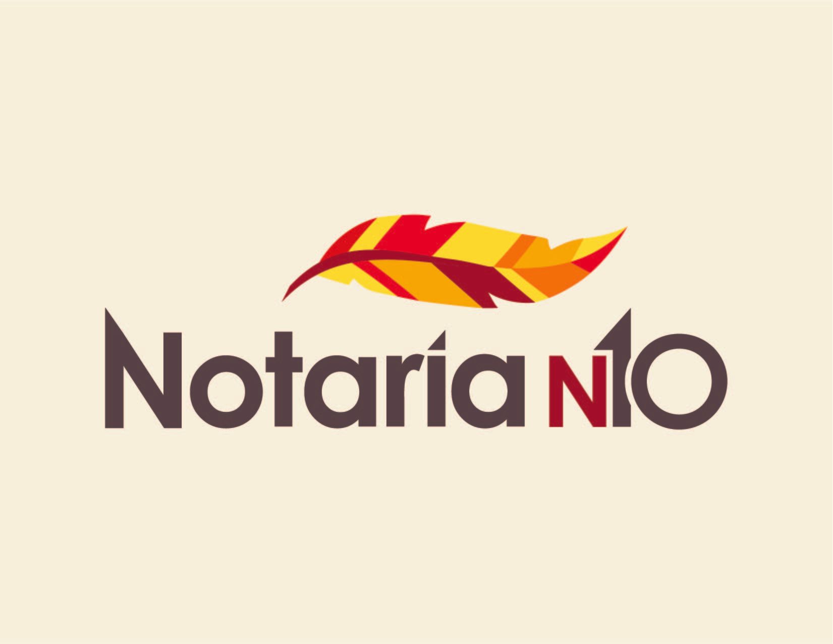 Logo Notaria 10 Chalco by Patricia Lupi