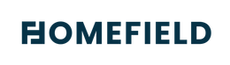 The word homefield is written in black on a white background.