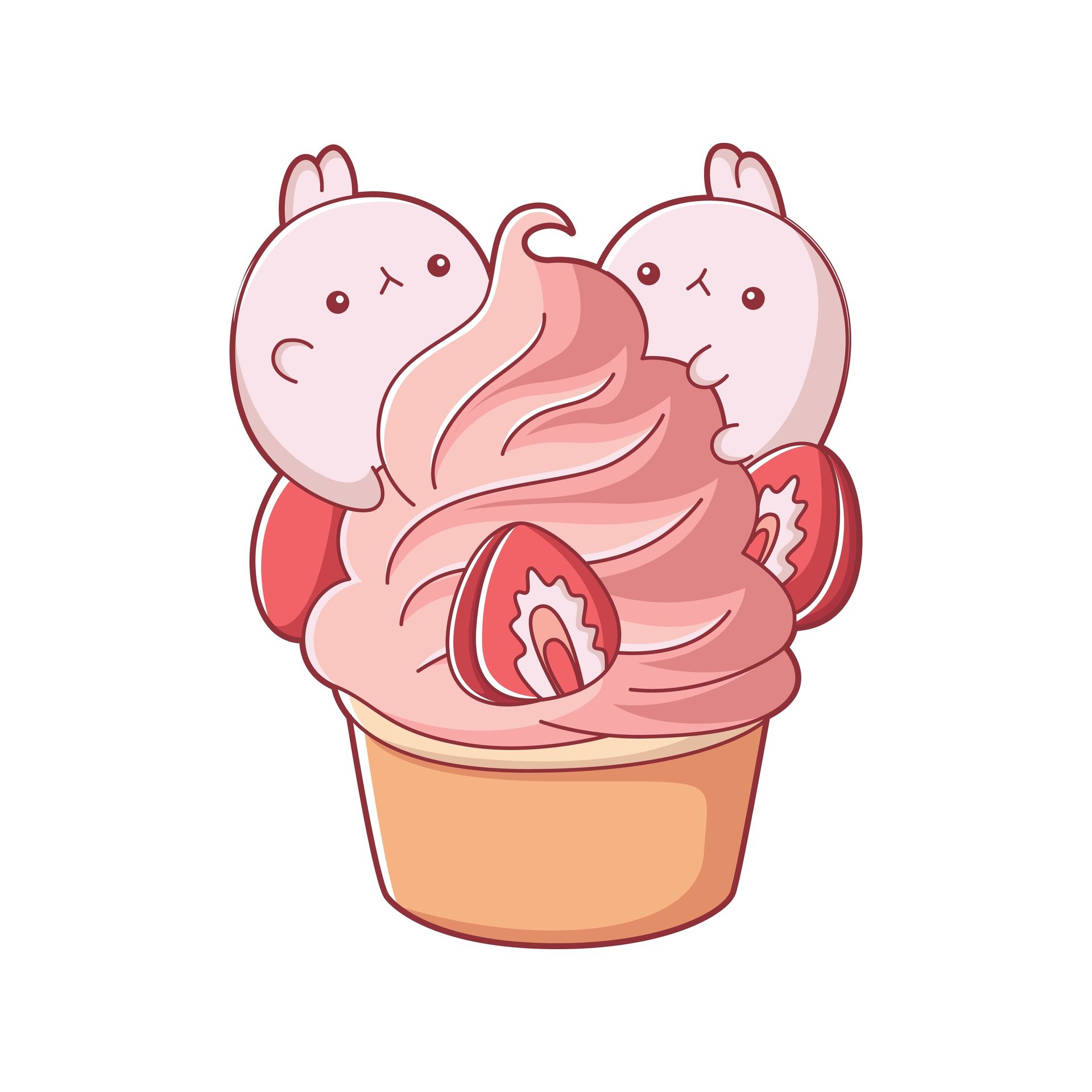 A Cute, Pink, Soft-serve Ice Cream— Happy Hills Ice Creamery In Atherton, QLD 
