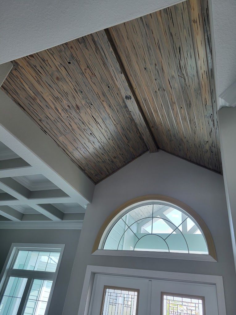 beautiful finished doors and ceiling of a modern house