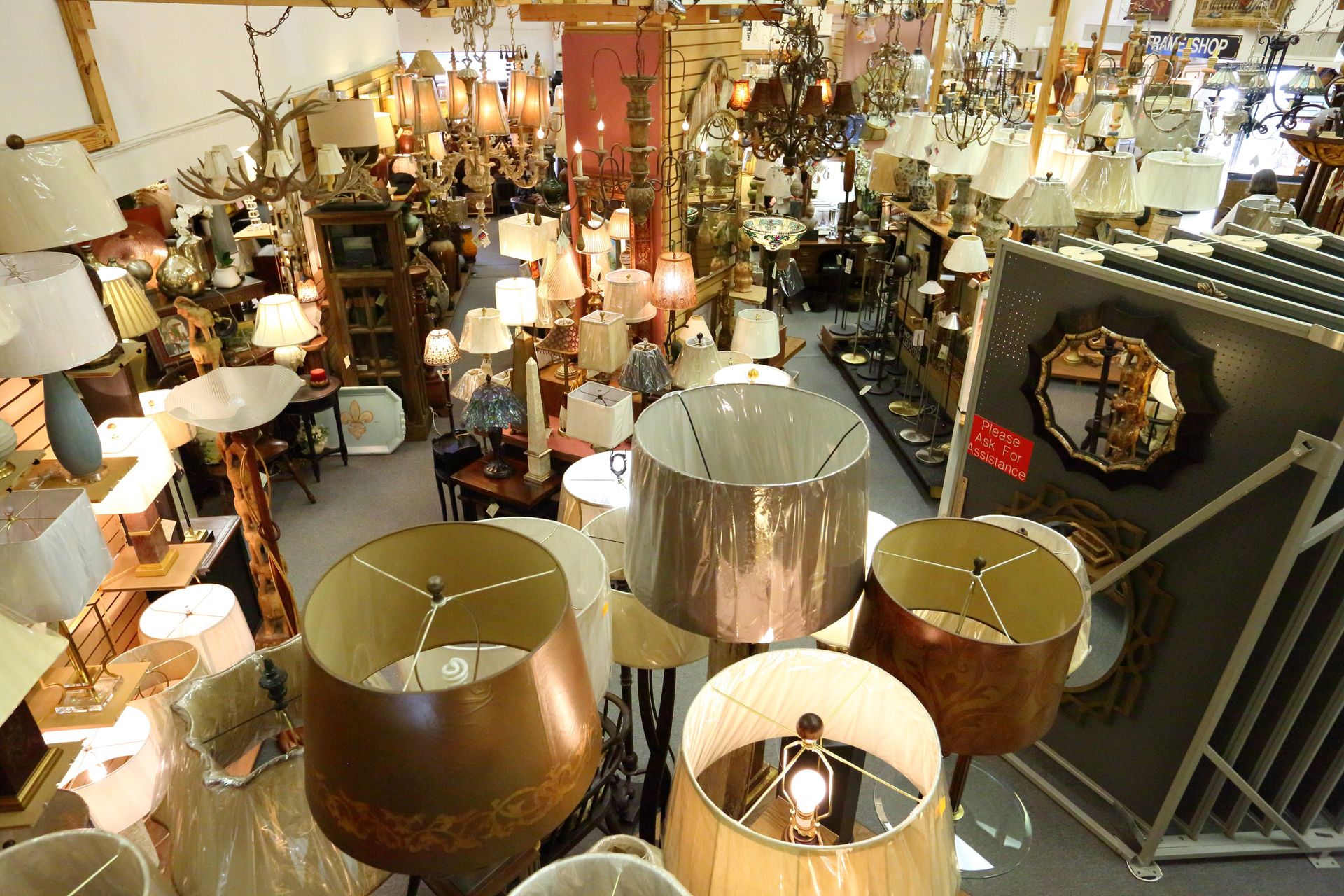 Lighting Store Show Room Providing Houston, TX with Custom Made Lamps & Lamp Repair