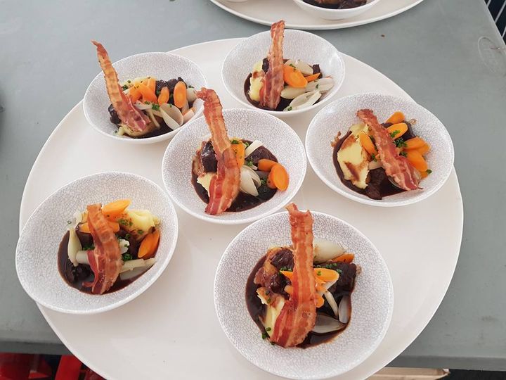 dishes served at an event