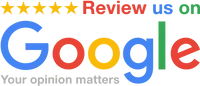A google logo that says `` review us on google your opinion matters ''