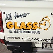 All Time Glass & Aluminium Logo — Glass Specialist in Port Macquarie, NSW
