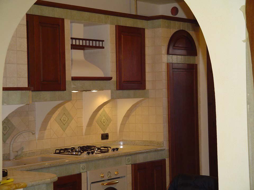 Dettaglio fornelli cucina