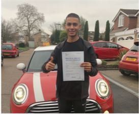 Driver training - Thames Ditton, Surrey - Success With Sara - passed