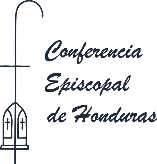 Logo de la conferencia episcopal en negro