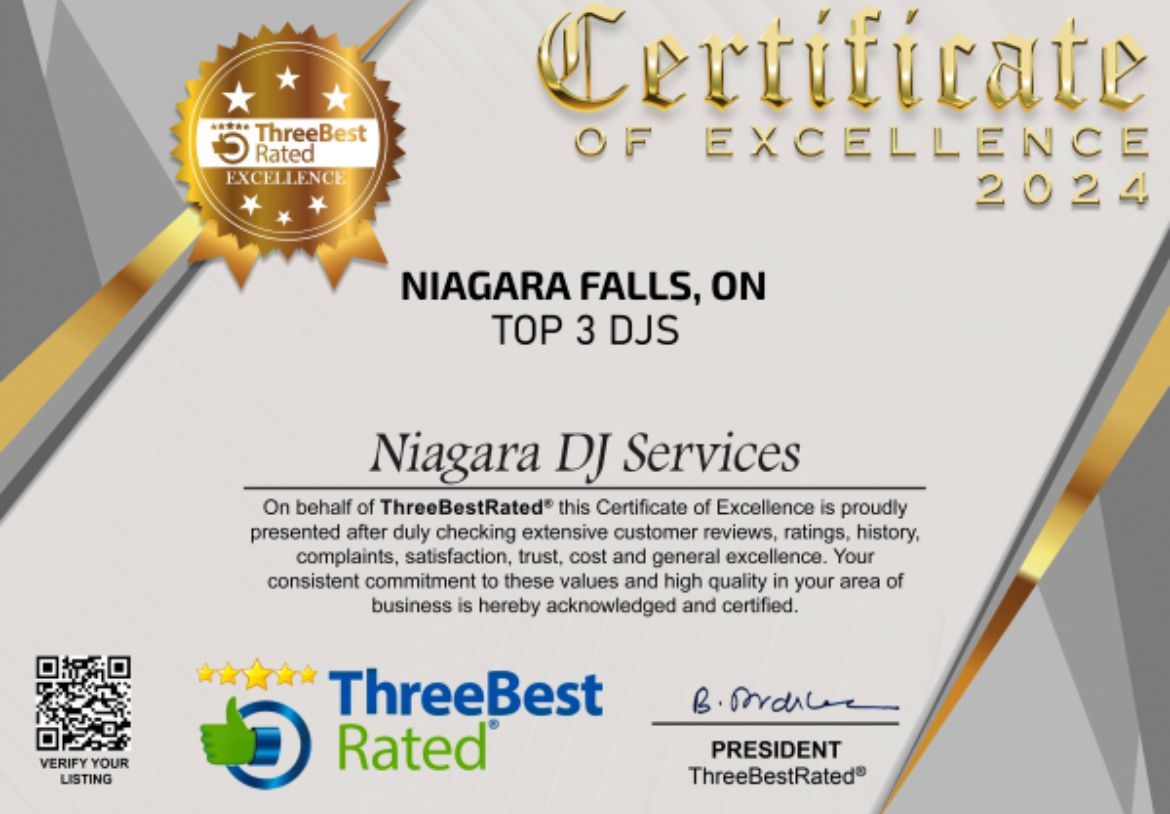 wedding dj DJ Niagara Falls, Top 3 Wedding DJ Service NOTL, Niagara Region DJs