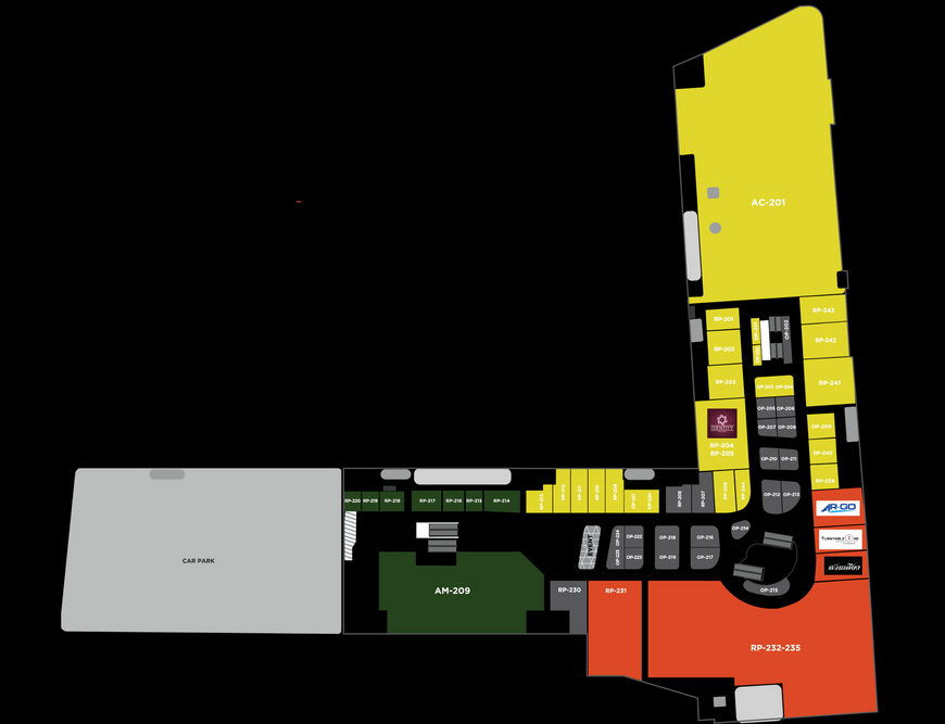 2nd Floor Plan of Bravo BKK Mall