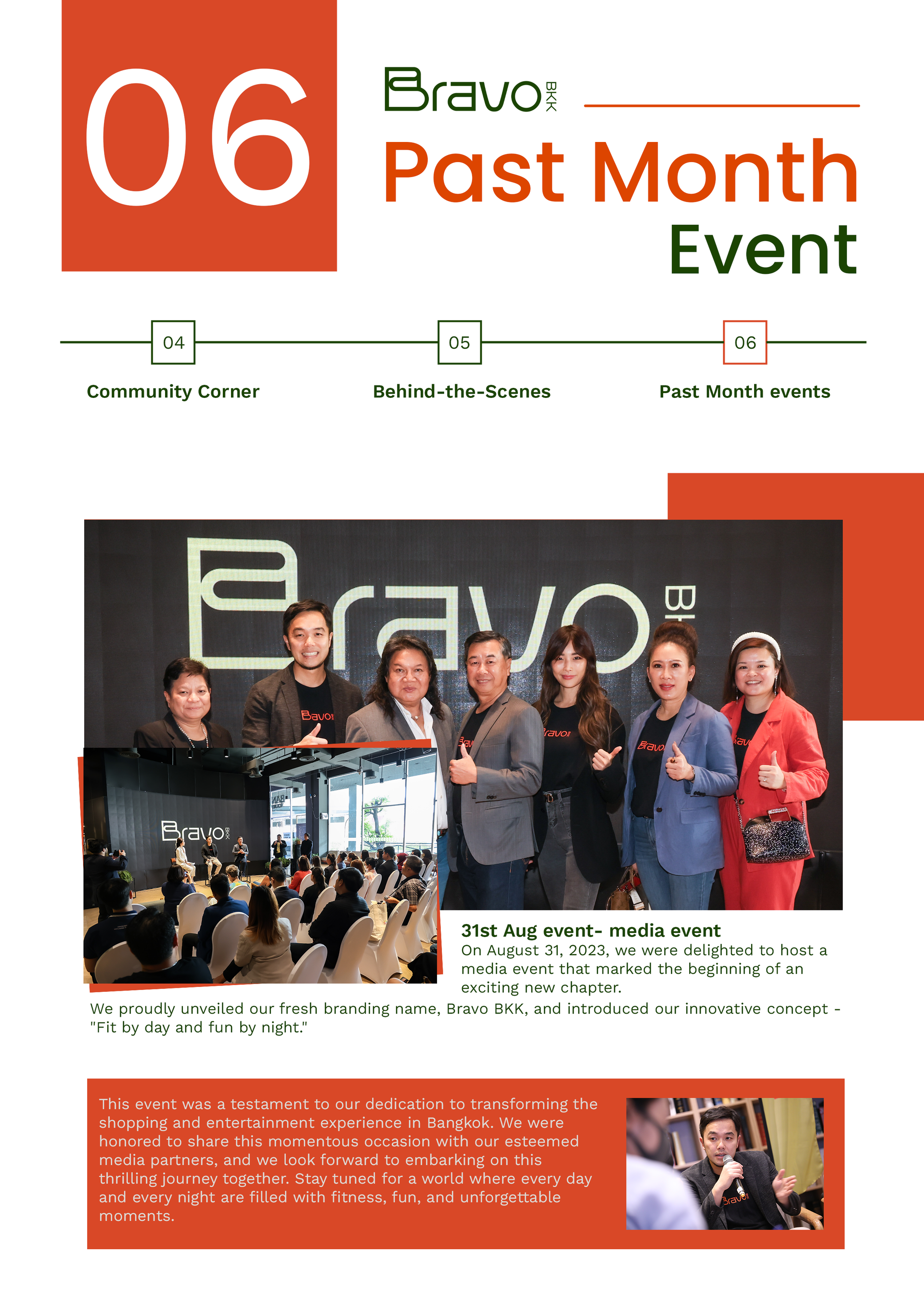Bravo BKK Newsletter October 23 Issue 1 Past Month Event