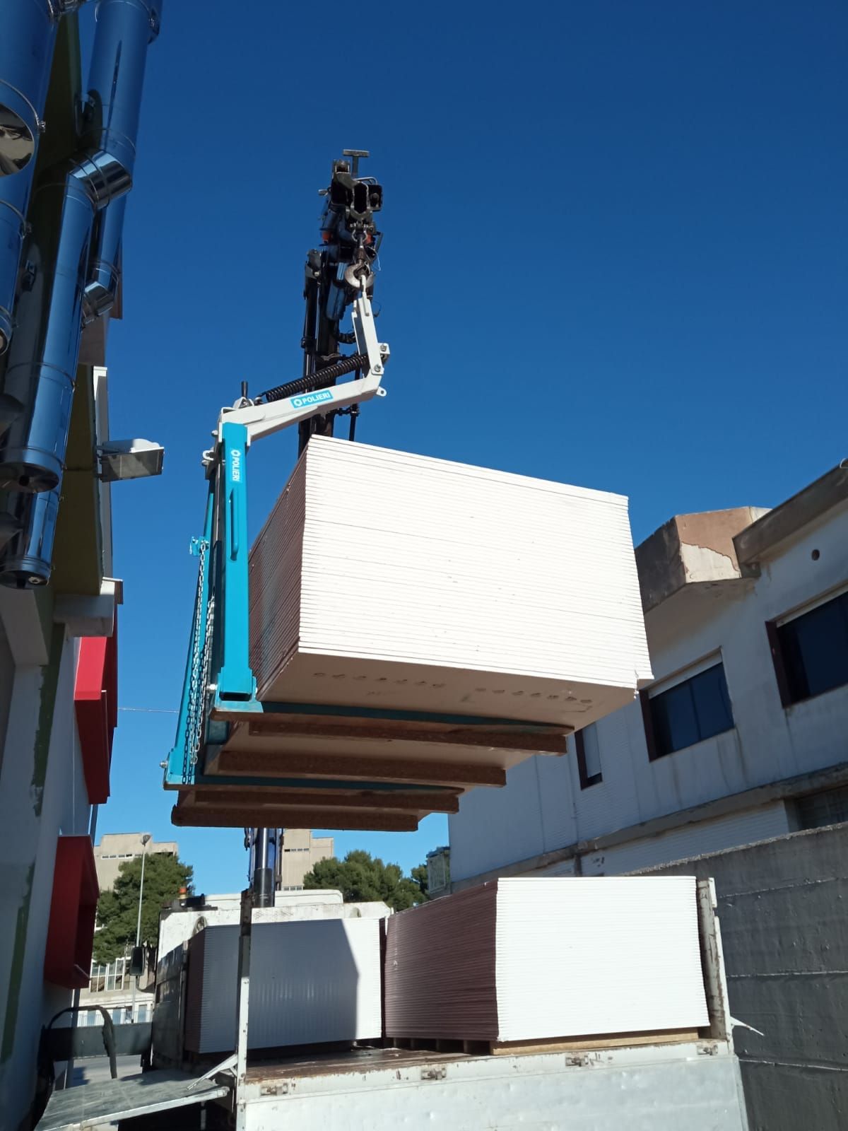 trasporto pannelli sistemi a secco