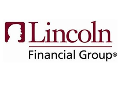 The Lincoln Financial Group logo featuring a white profile silhouette of Abraham Lincoln in a maroon box next to the name.